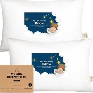 Keababies 2 Pack Toddler Pillow